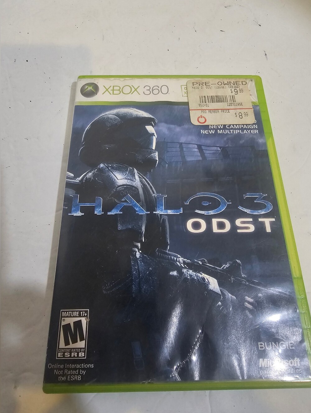 Halo 3: ODST Xbox 360 CIB Complete Tested & Working